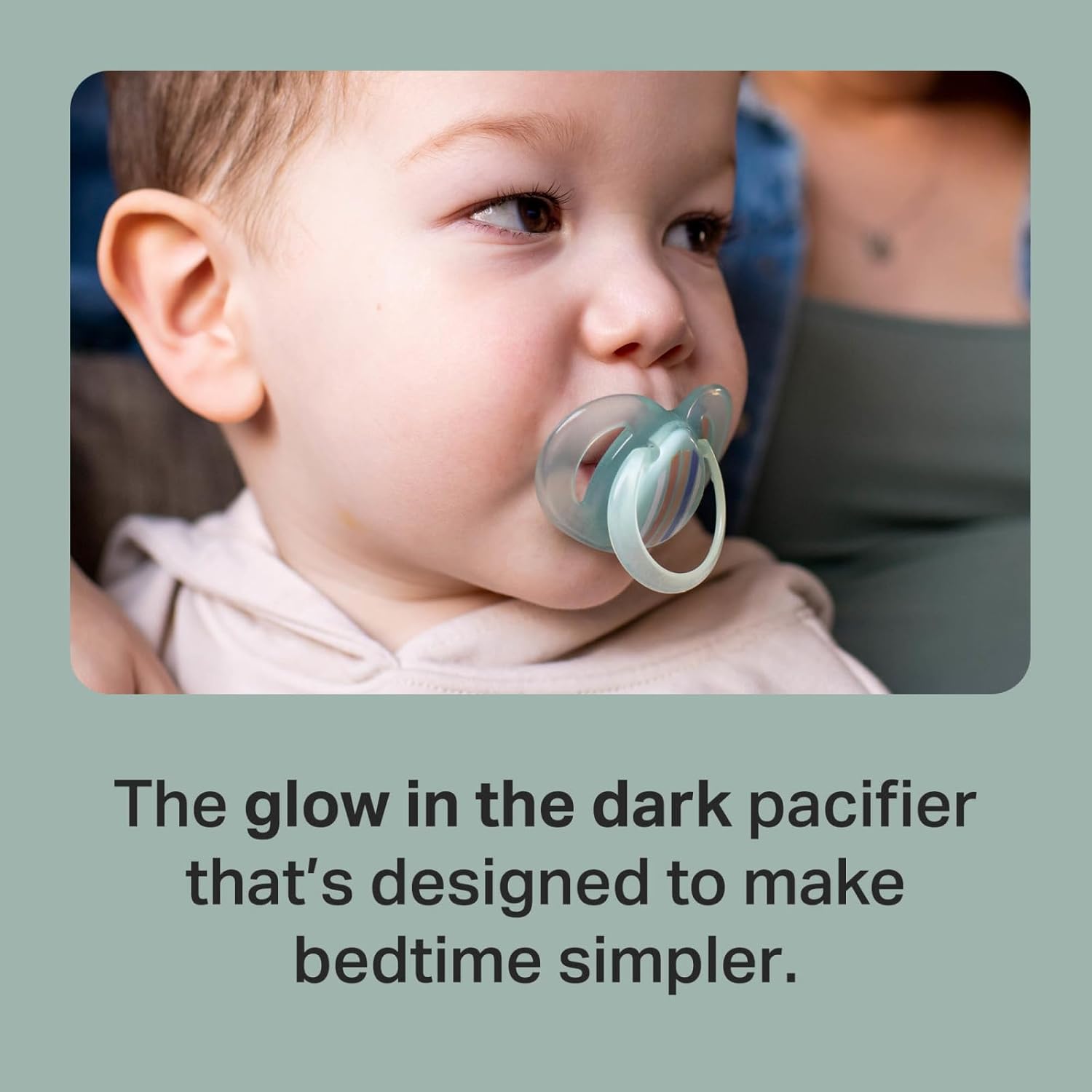 Thumbnail 1 de Tommee Tippee Nighttime Soothers (0-6m), 6-pack BPA-free glow-in-the-dark symmetrical orthodontic dummies