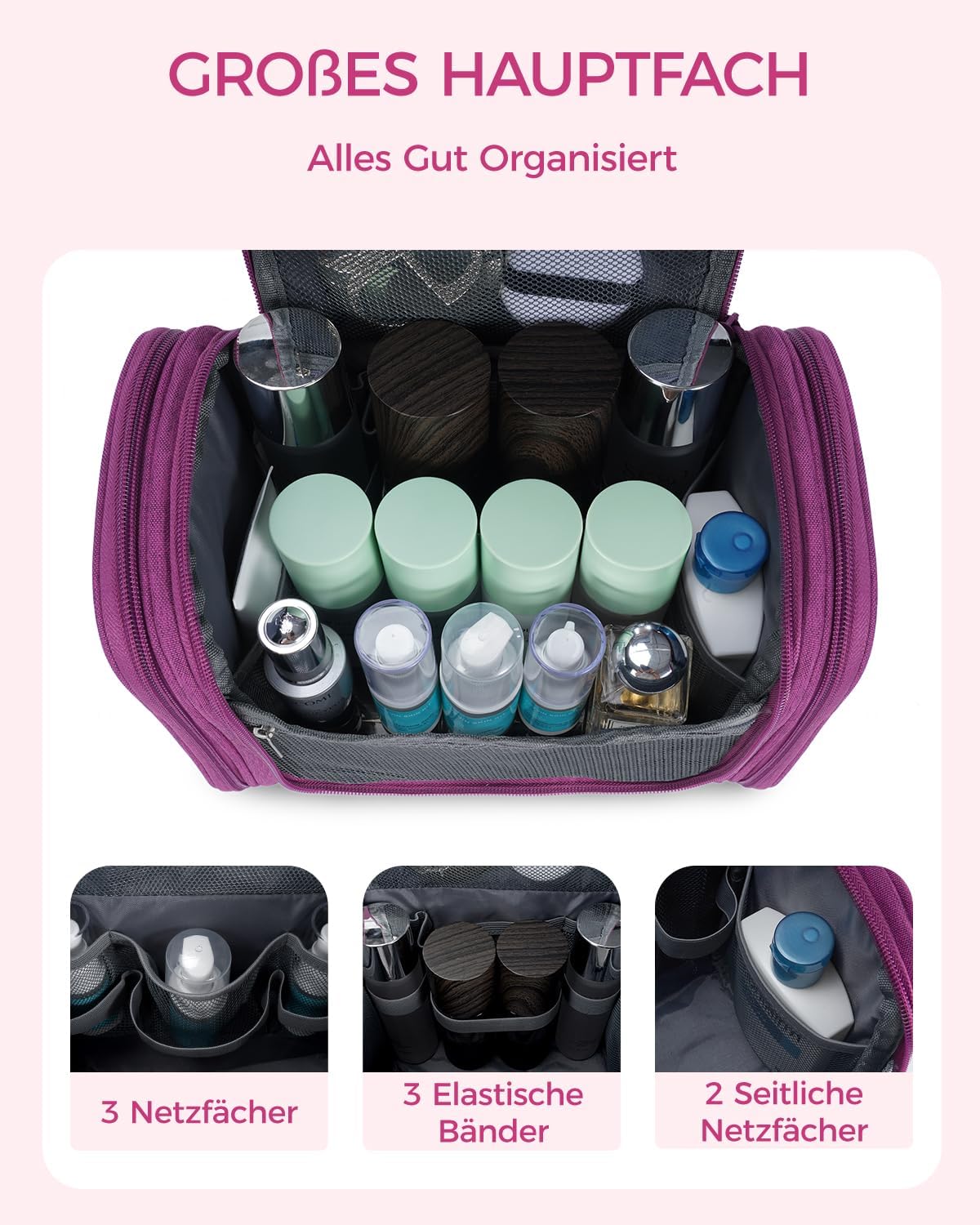 Detalle 2 de WANDF Groß Waschtasche 8,3 L