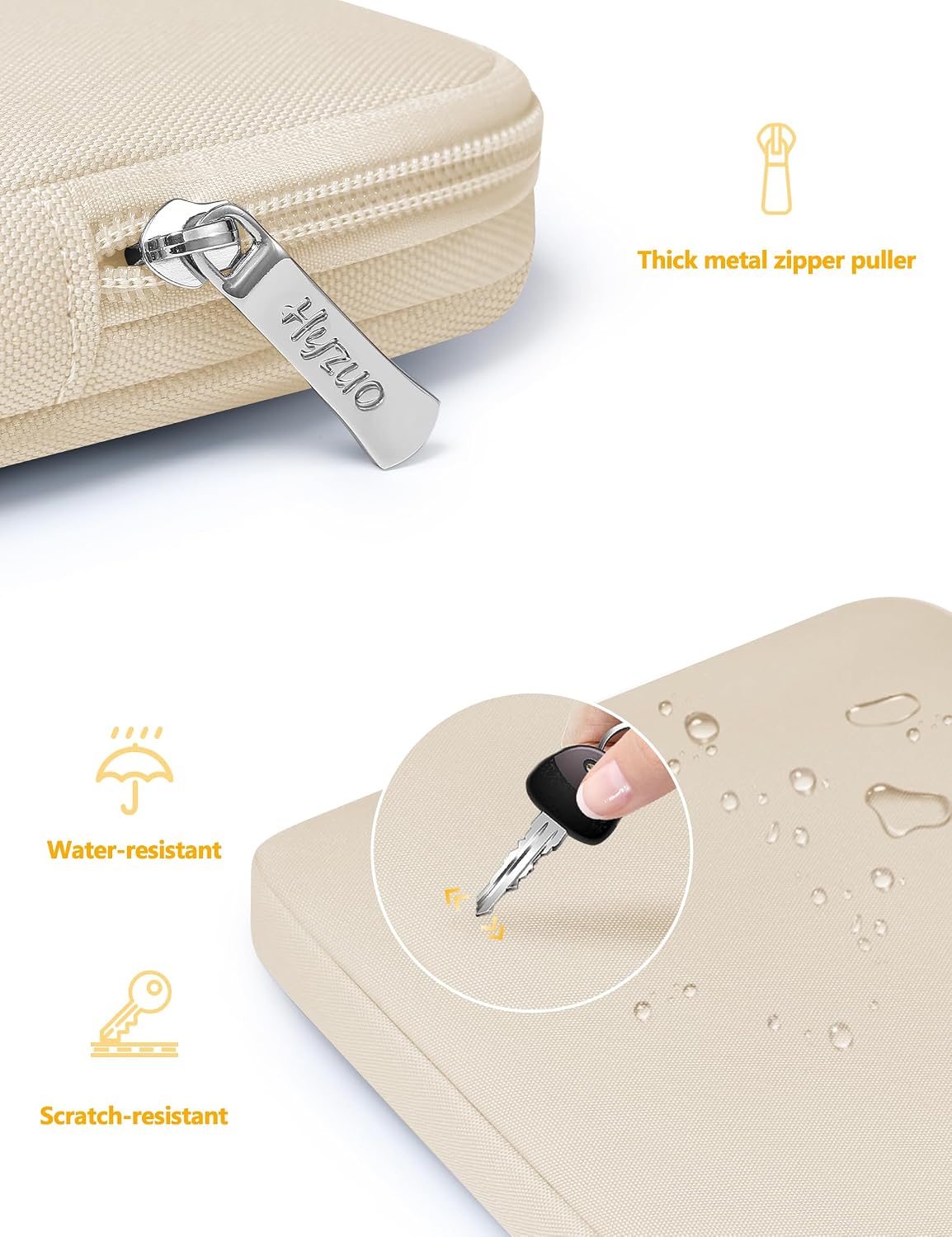 Thumbnail 3 de HYZUO 13,3–14 Zoll Laptophülle Set – 360° Schutz, Zubehörfach & Vielseitigkeit