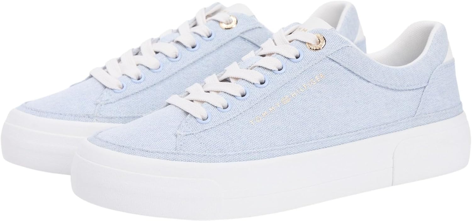 Thumbnail 2 de Tommy Hilfiger TH Foxing Platform Washed Canvas FW0FW09172 – Sneaker bassa da donna