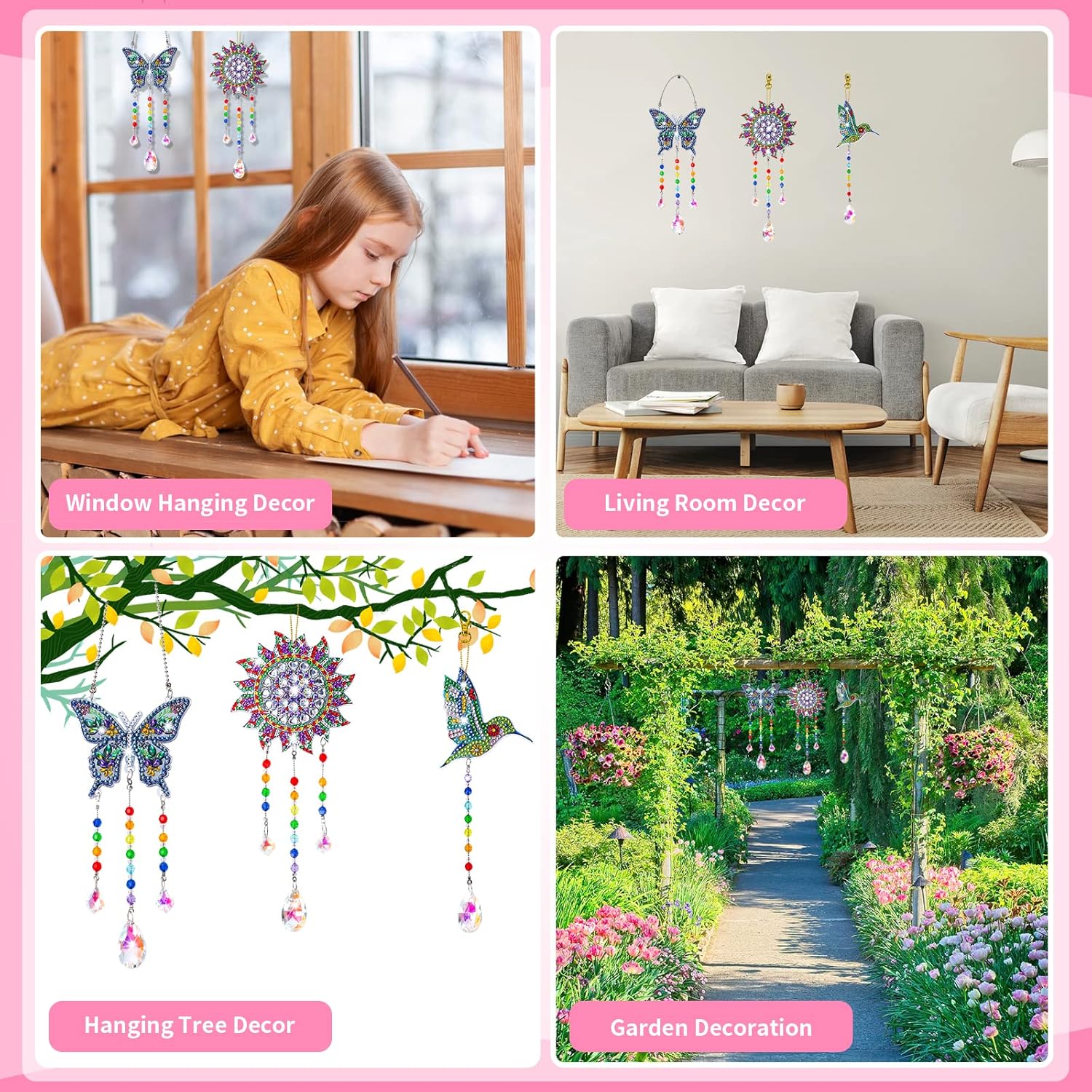 Thumbnail 3 de 5D diamond painting wind chime kits
