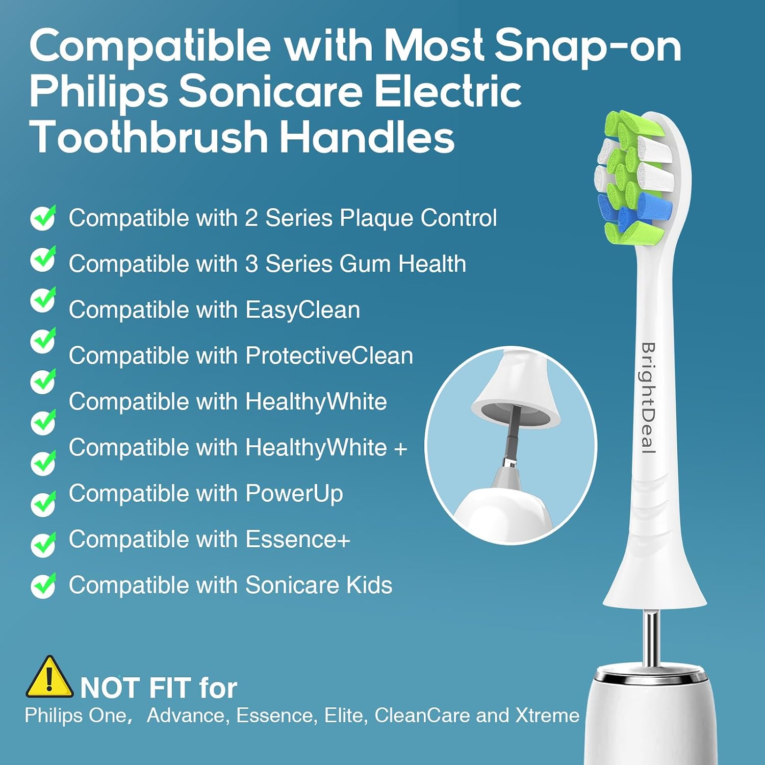 Thumbnail 6 de BrightDeal Cabezales Philips Sonicare 8 piezas