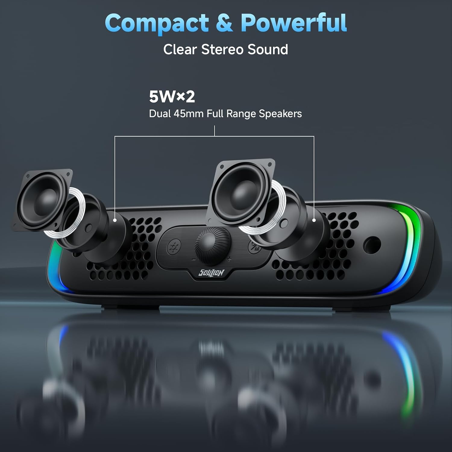 Thumbnail 6 de SOULION R200 Bluetooth PC Speakers with LED