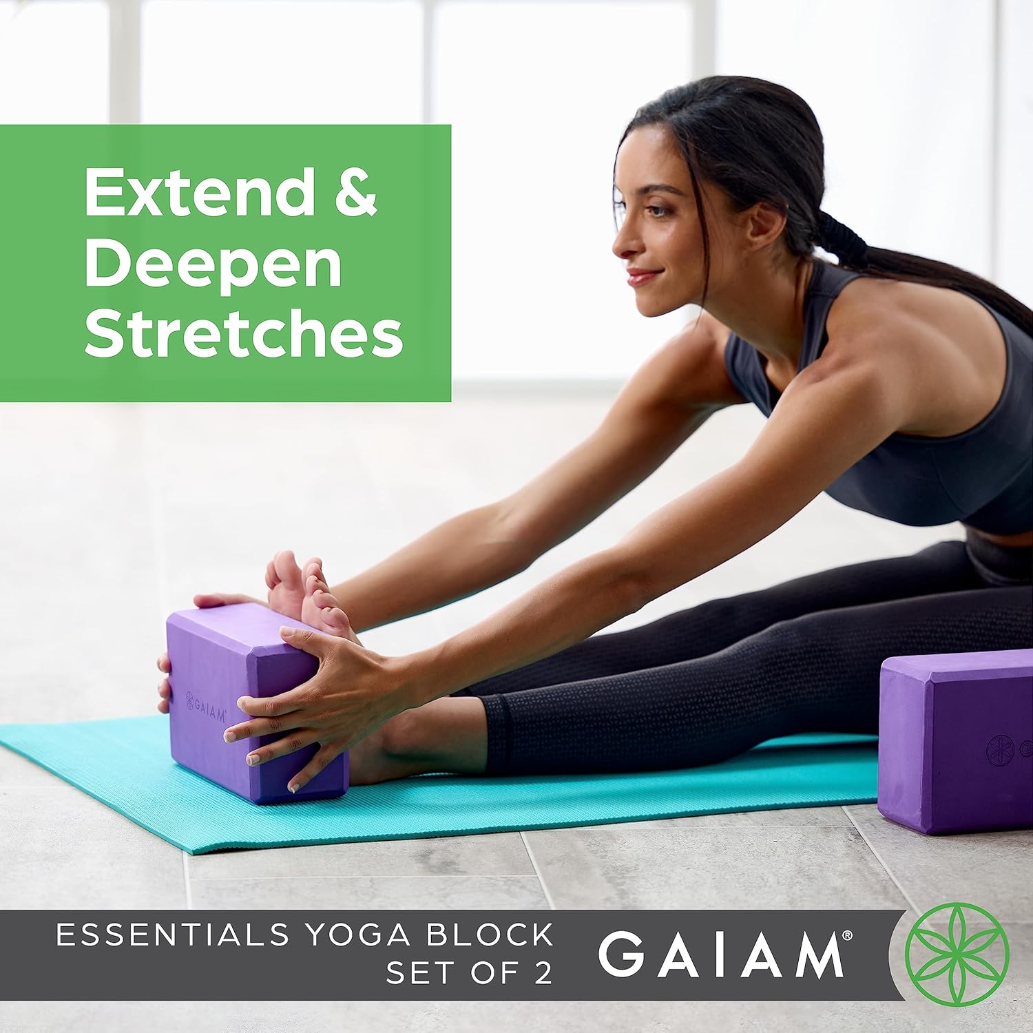 Thumbnail 5 de Gaiam Yoga Block 9x6x4 in 🧘♀