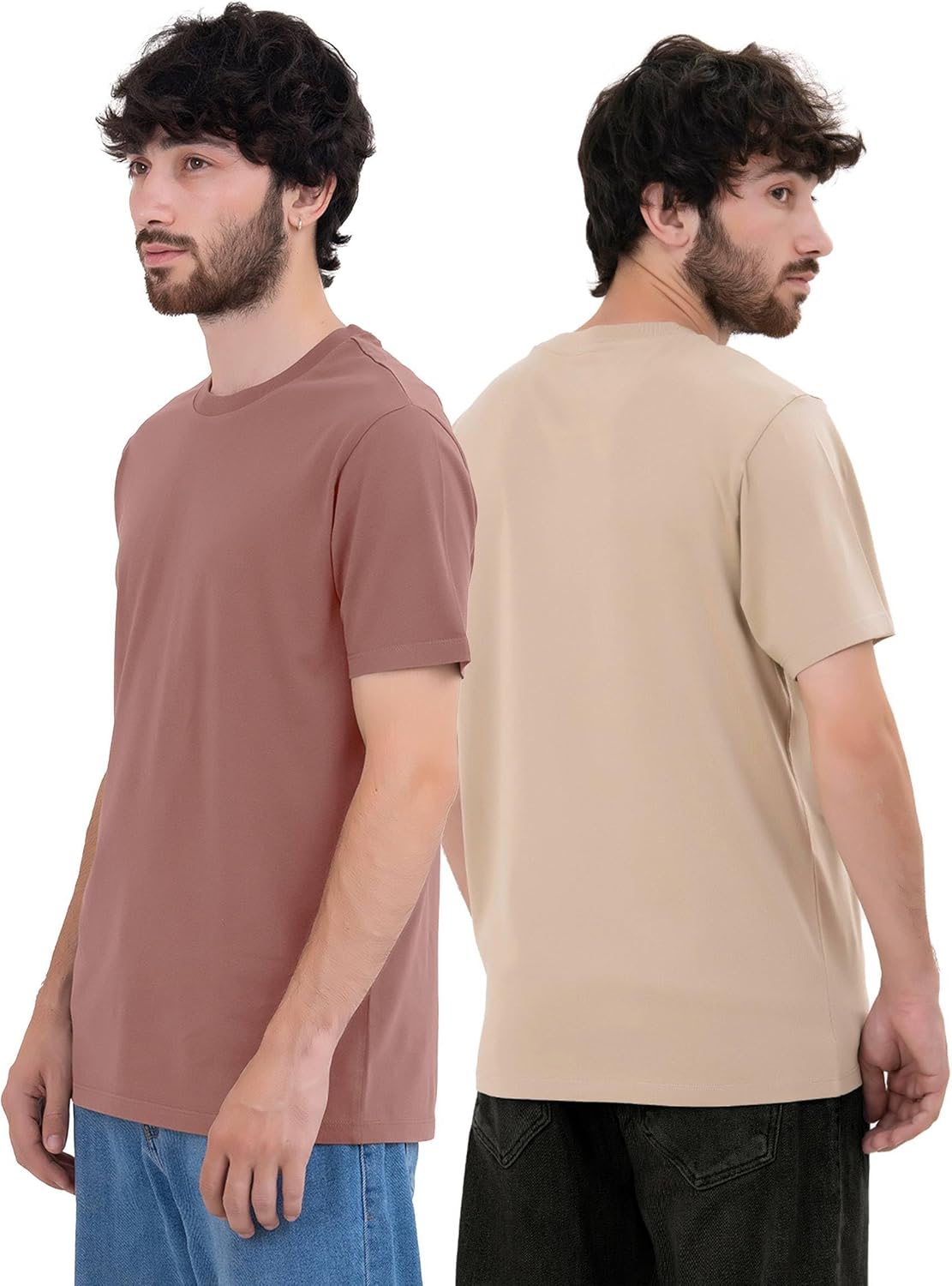 Thumbnail 3 de 6er Pack Herren-T-Shirts | 100% Baumwolle, Rundhals, Multipack