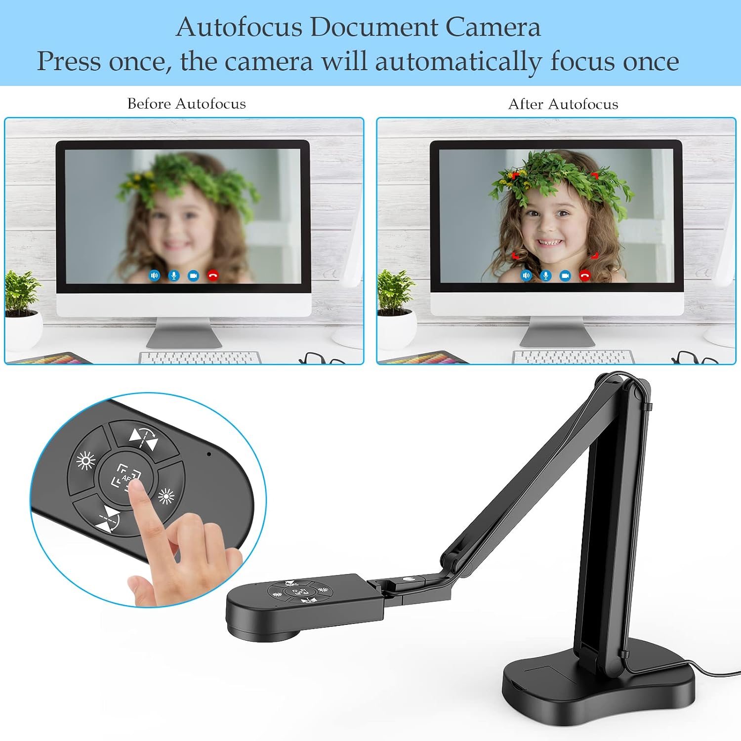 Thumbnail 4 de PAKOTOO 8MP USB Visualiser for A3/A4 Document Camera