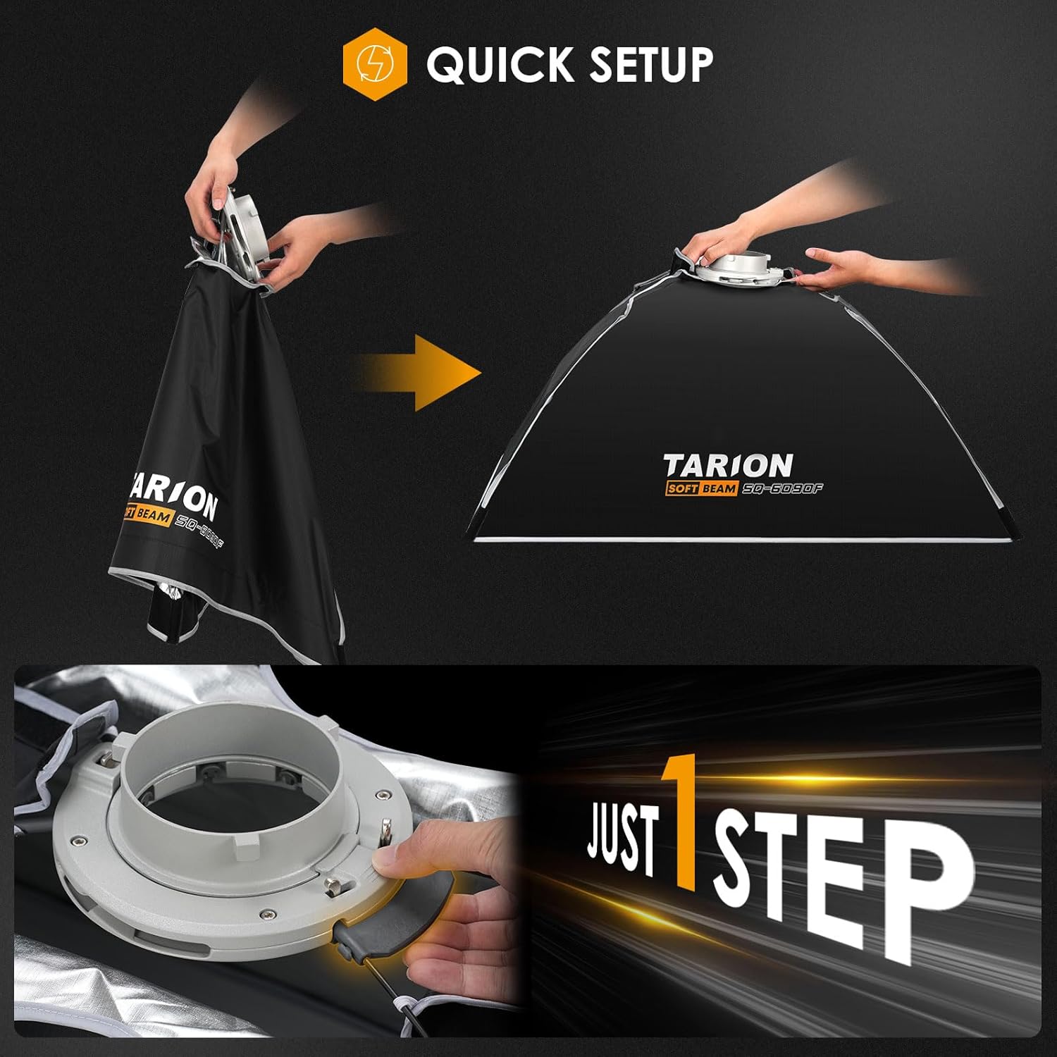 Thumbnail 1 de TARION strip softbox 30x120cm Bowens mount