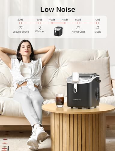 Thumbnail 6 de CROWNFUL Ice Maker Countertop with Self-Cleaning Function