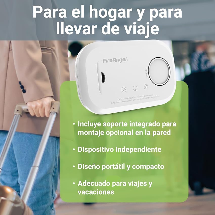 Thumbnail 4 de FireAngel FA6813 Detector de monóxido de carbono 10 años 📷