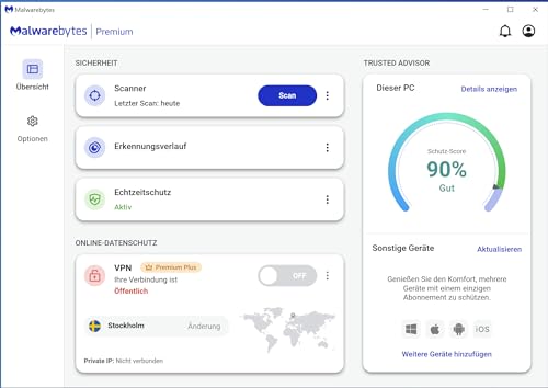 Thumbnail 6 de Malwarebytes Premium 2 Gerät – 18 Monate mit Aktivierungscode per E-Mail