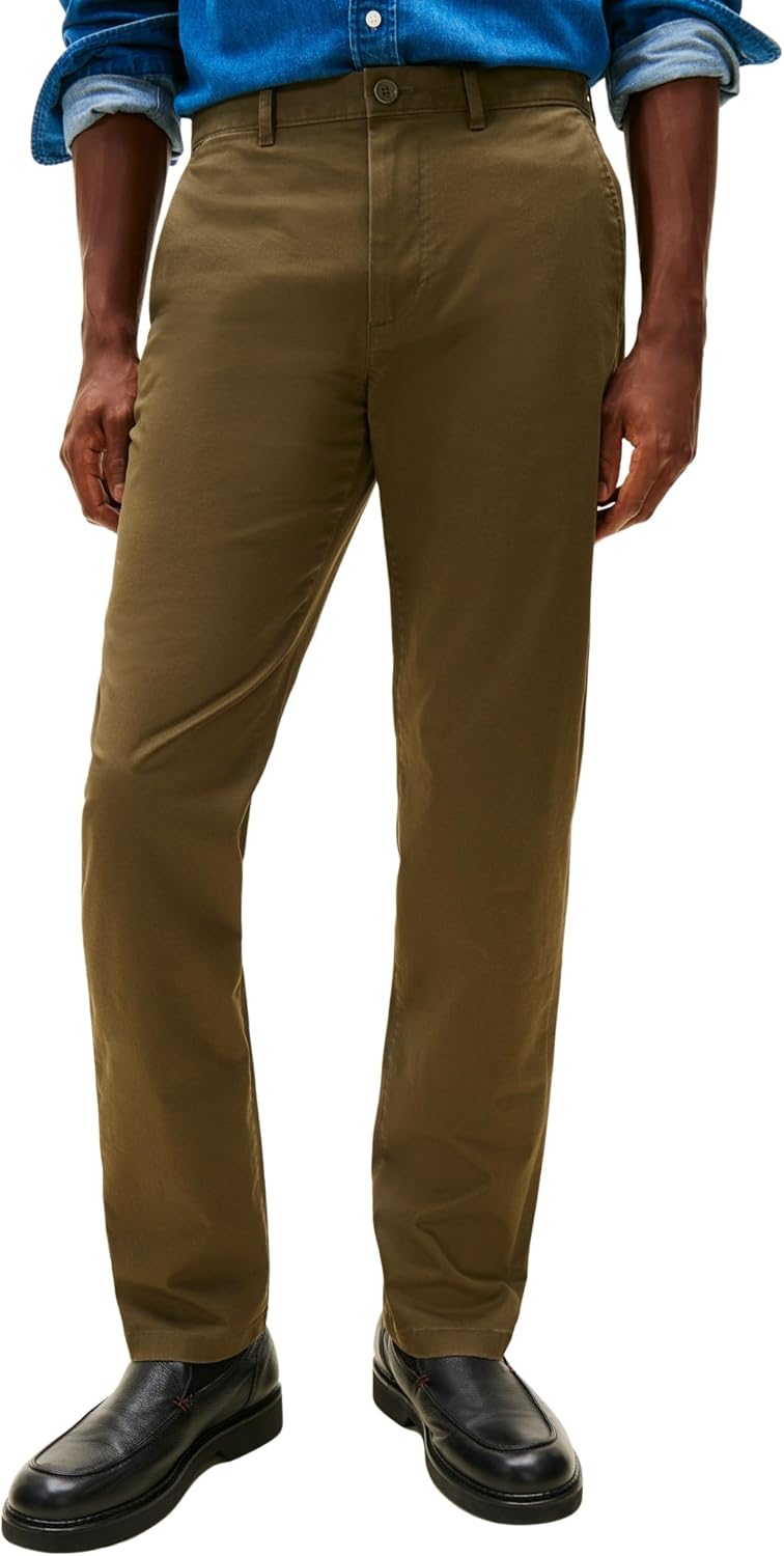 Detalle de Tommy Hilfiger Core Denton Essential Twill pour homme (chino en twill)