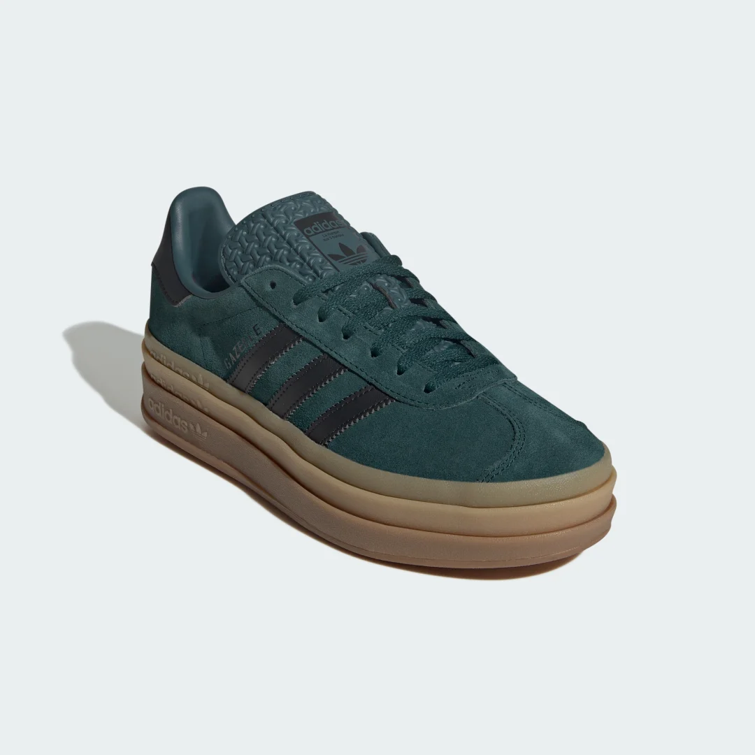 Thumbnail 3 de Zapatilla Gazelle Bold de Adidas: estilo clásico en verde para el día a día