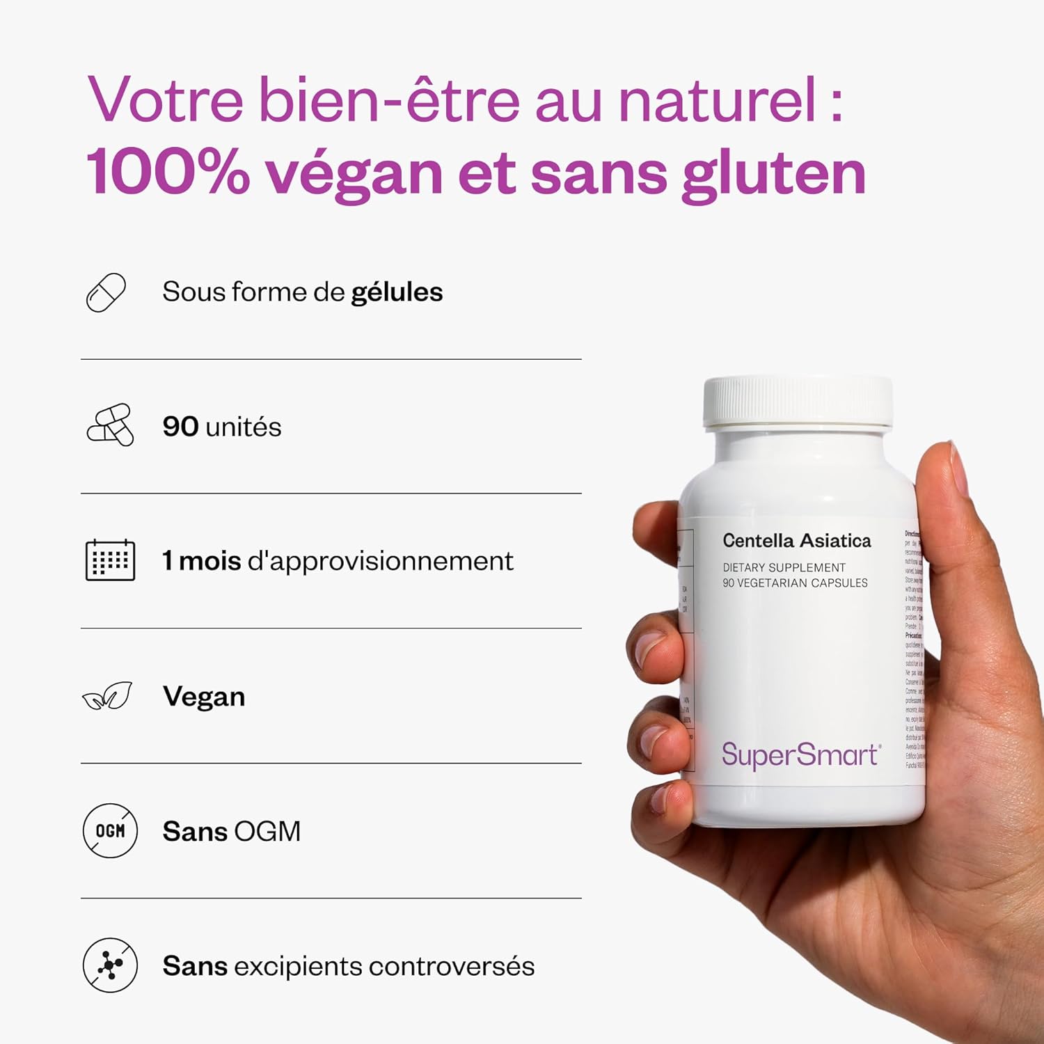 Thumbnail 4 de Centella Asiatica L’Herbe du Tigre, réduit le stress ⚡