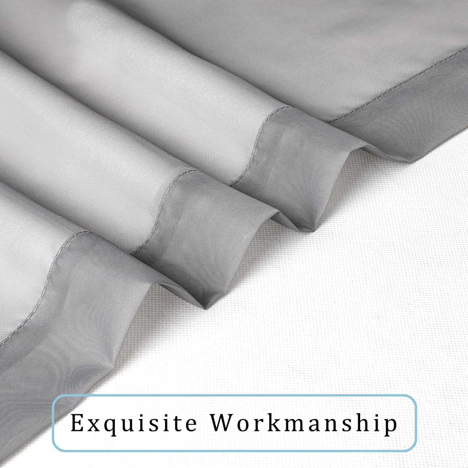 Thumbnail 6 de OWENIE Sheer Curtains, 96-Inch Length