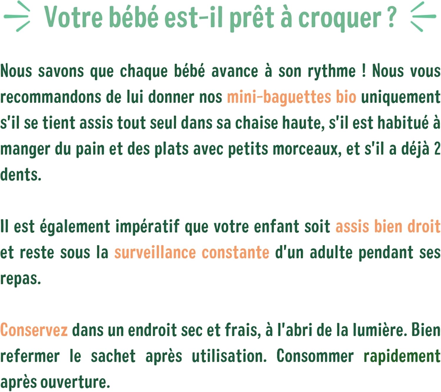 Thumbnail 4 de GOOD GOÛT Mini-Baguettes Tomate et Basilic – Gressins Bio pour Bébé (70 g)