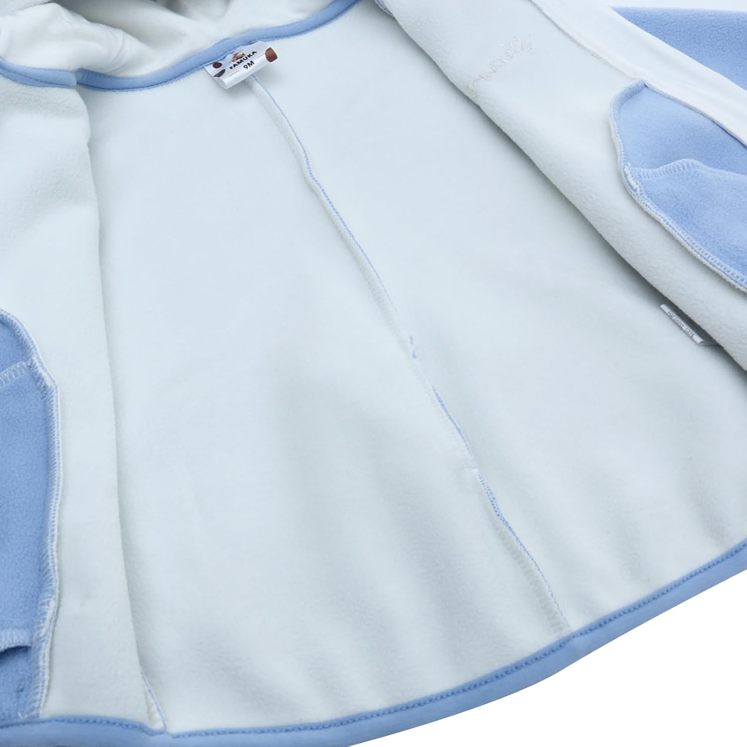 Thumbnail 4 de Famuka newborn cartoon fleece hooded jacket coat (zip-up) for baby boys and girls