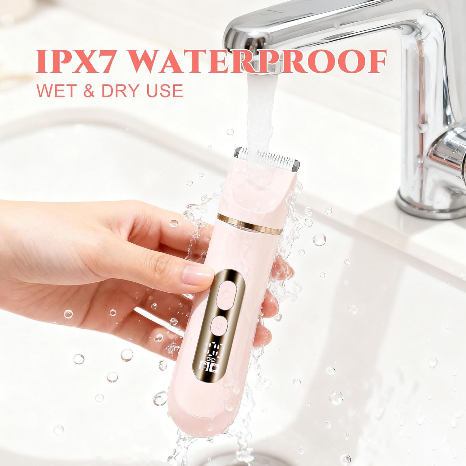 Detalle de 4-in-1 Lady Shaver Women Electric Razor Body Trimmer – IPX7 Waterproof
