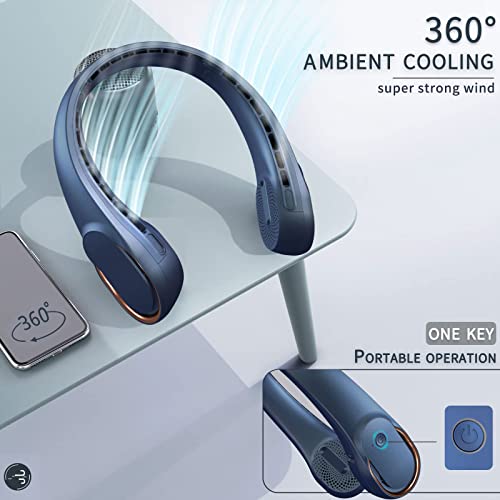 Thumbnail 5 de ASNUG Neck Fan – Bladeless, USB-Rechargeable Personal Fan with 4000mAh Battery