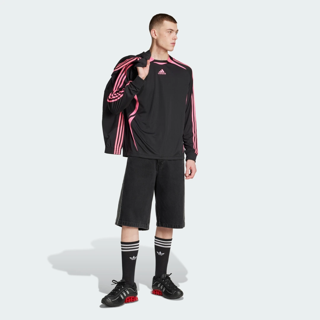 Thumbnail 2 de Camiseta manga larga Teamgeist Adicolor de Adidas – negro