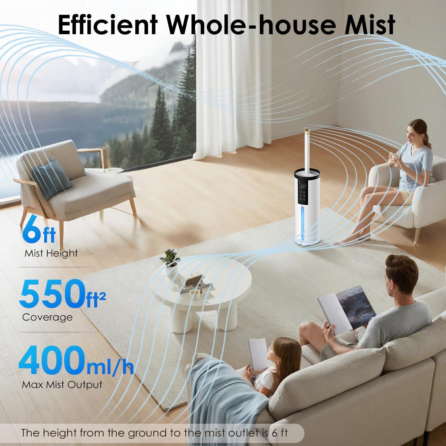 Thumbnail 4 de GloryAir 8L Humidifier for Large Rooms 🏠