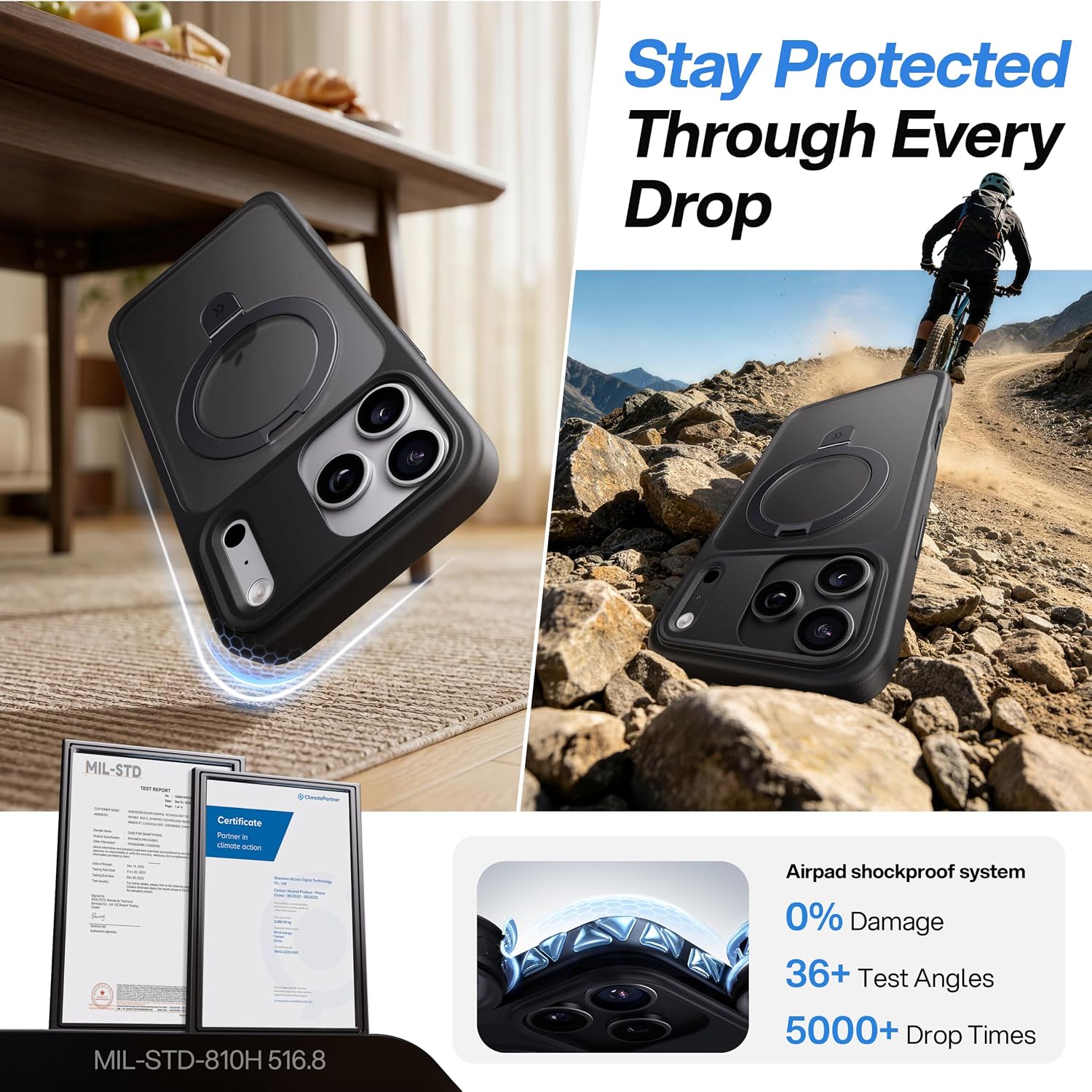 Thumbnail 5 de CASEKOO Ultra-Magnetic Stand for iPhone 17 Pro Max 6.9"