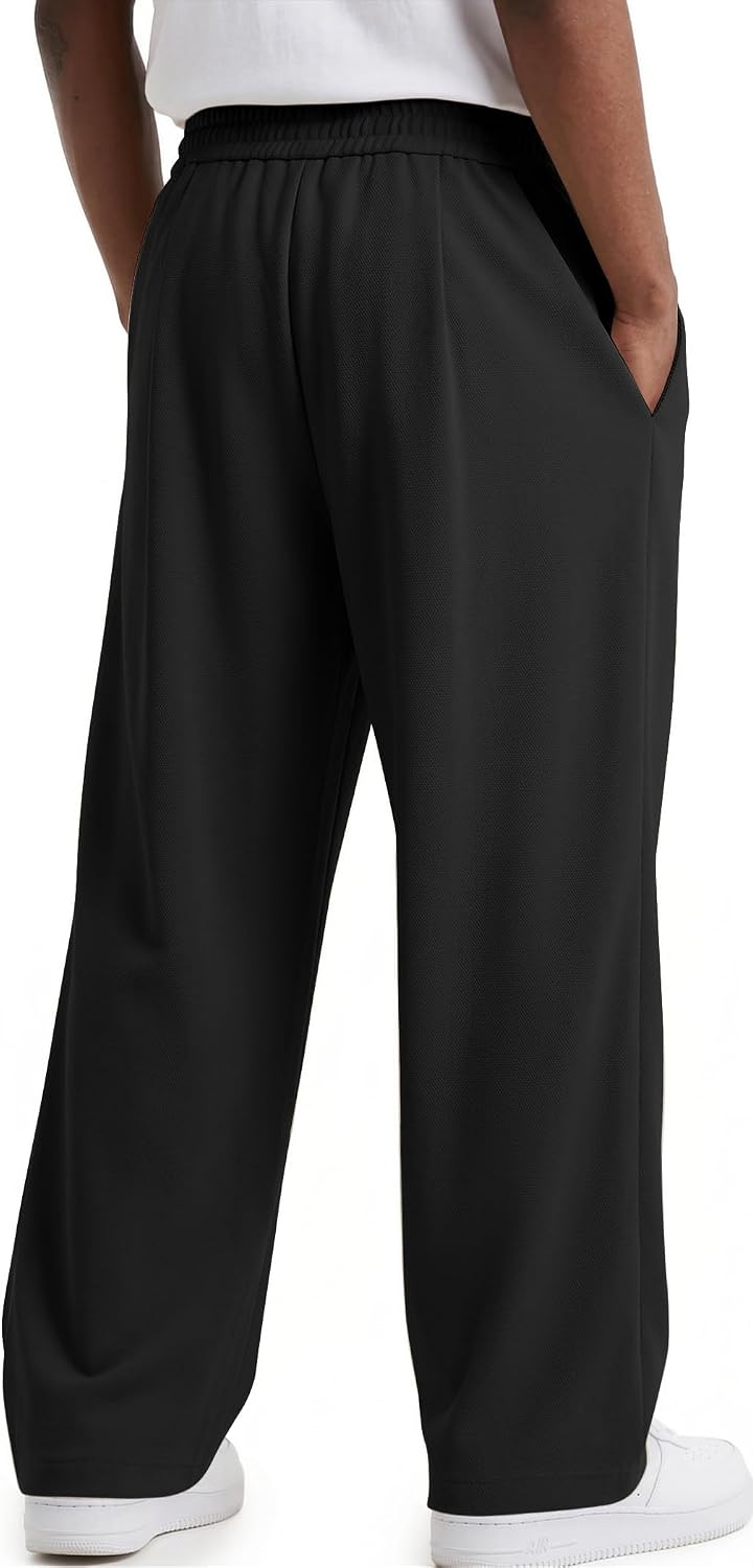 Detalle de COOFANDY Men's Open-Bottom Sweatpants
