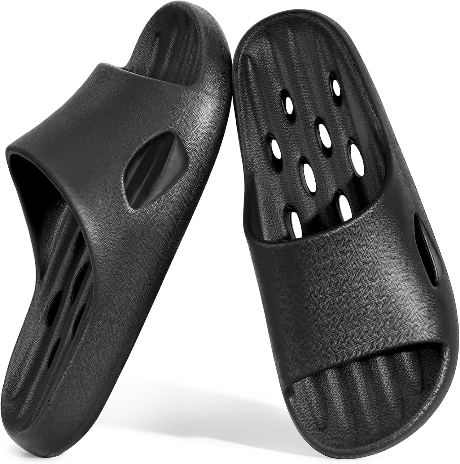 Imagen de Aoowoll Shower Shoes with Holes: Quick-Dry, Non-Slip Indoor Slippers en OfertitasTOP