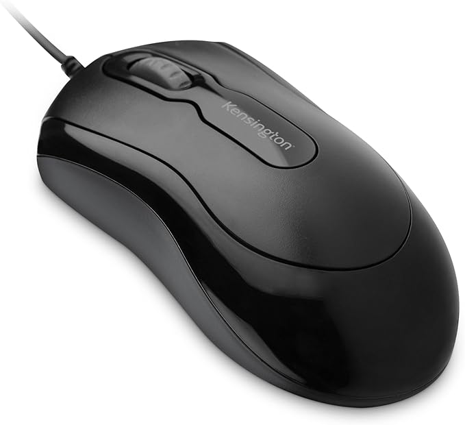 Detalle de Kensington K72480WW Ratón con cable, compatible Windows y Mac 🖱