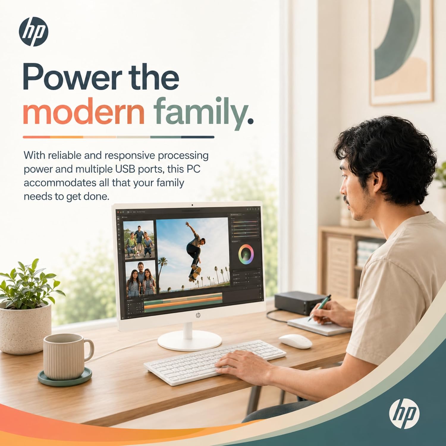 Detalle de HP All-in-One Desktop 128GB UFS
