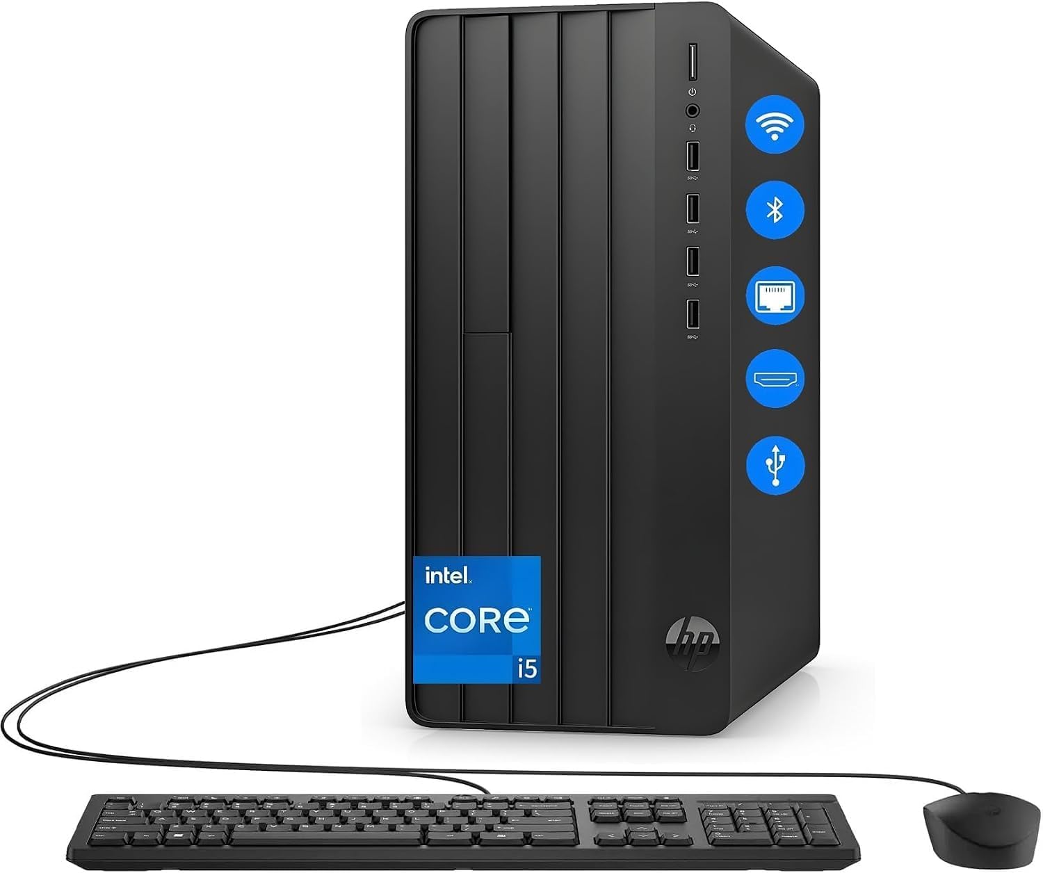 Detalle de HP Desktop Computer Tower with Intel Core i5-12500