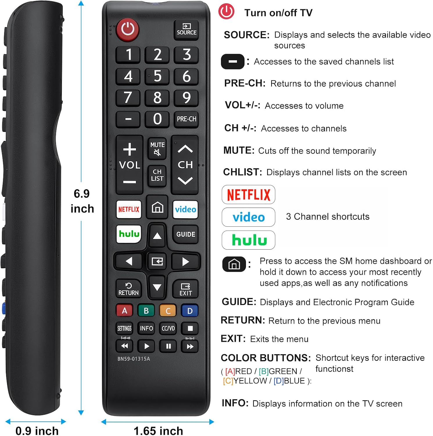 Thumbnail 6 de Universal Remote Pack of 2