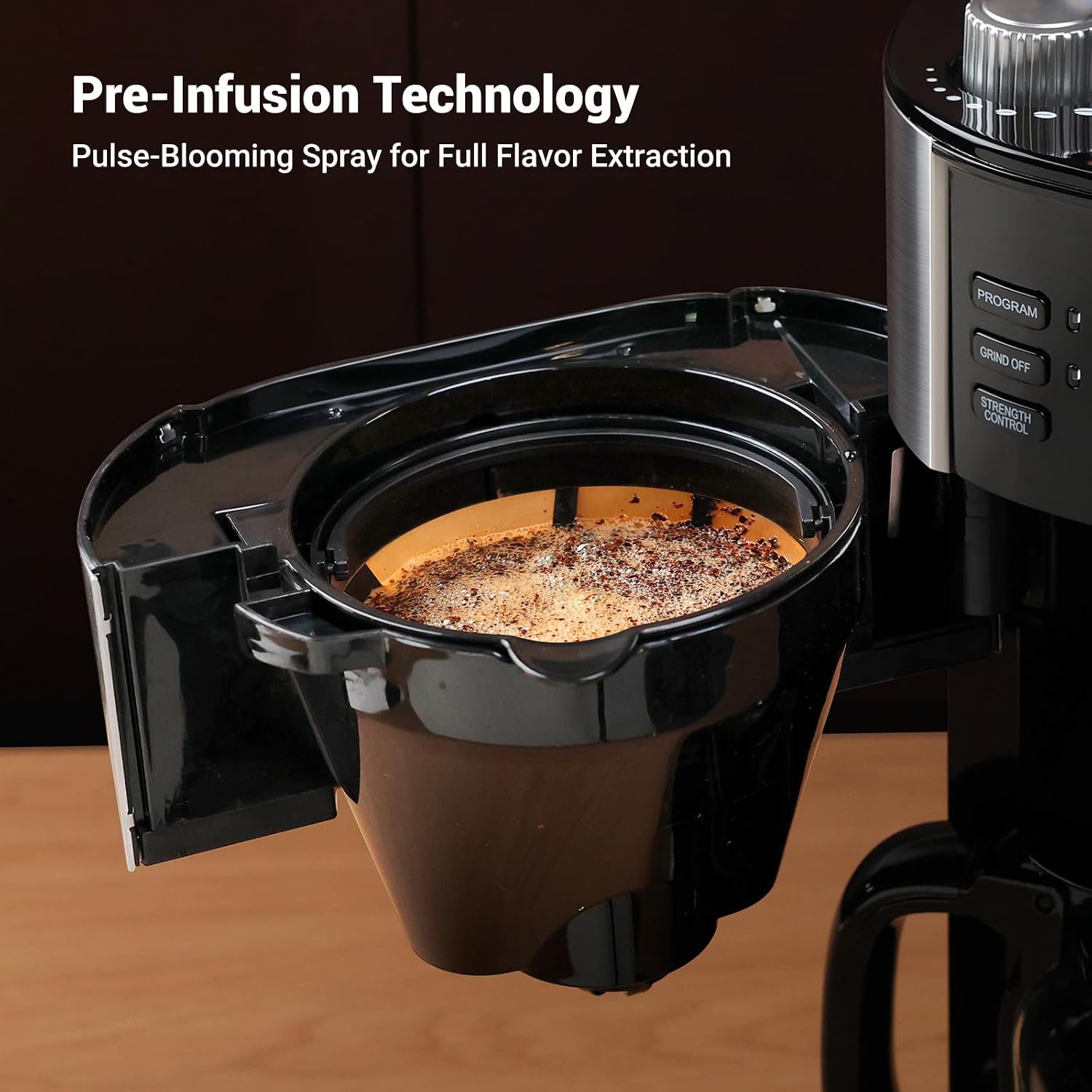 Thumbnail 6 de Gevi 10-Cup Drip Coffee Maker with Grinder