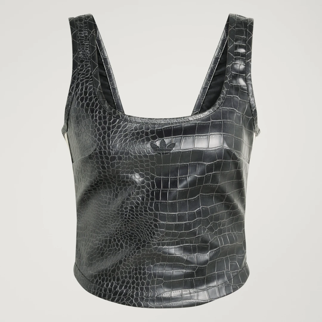 Detalle 2 de Corsé de polipiel Adidas – negro