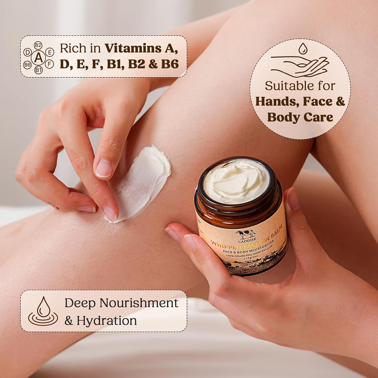 Thumbnail 6 de CADDISE Whipped Beef Tallow Balm, 4 oz