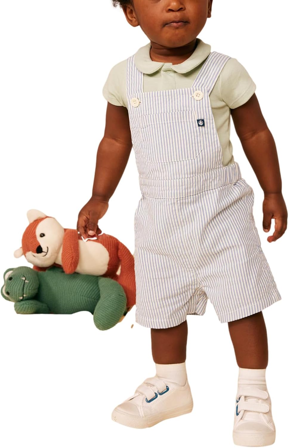 Thumbnail 4 de Salopette courte bébé garçon Petit Bateau