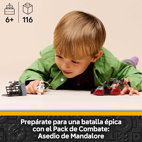 Thumbnail 1 de LEGO Star Wars 75449 Pack de Combate: Asedio de Mandalore | 4 minifiguras y Moto Speeder