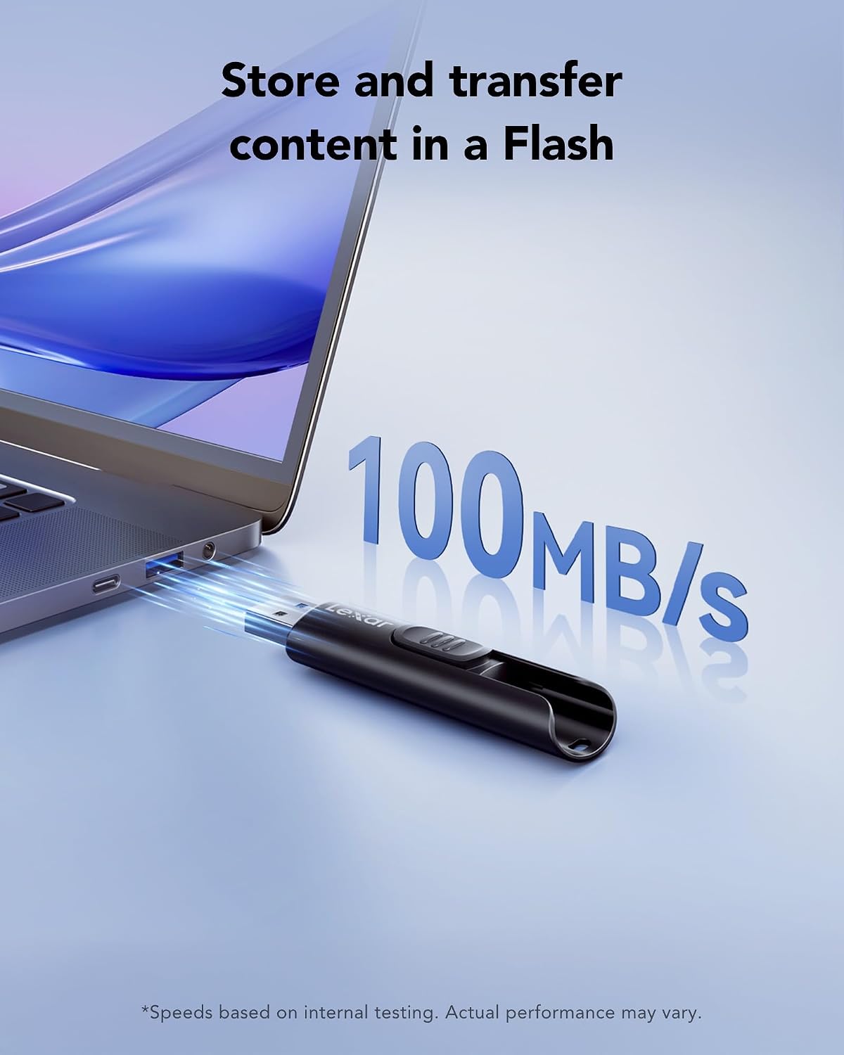Thumbnail 2 de Lexar A30E 128GB USB 3.2 Gen 1 Flash Drive, 2-Pack, Up to 100MB/s