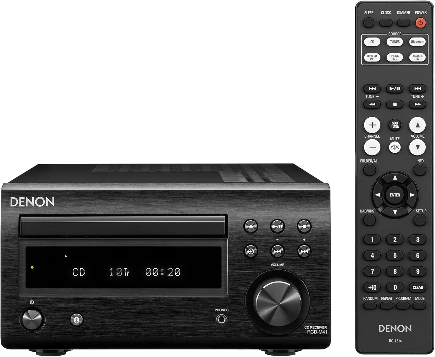 Detalle de Denon D-M41DAB mini-chaîne Hi-Fi, 2x30 W
