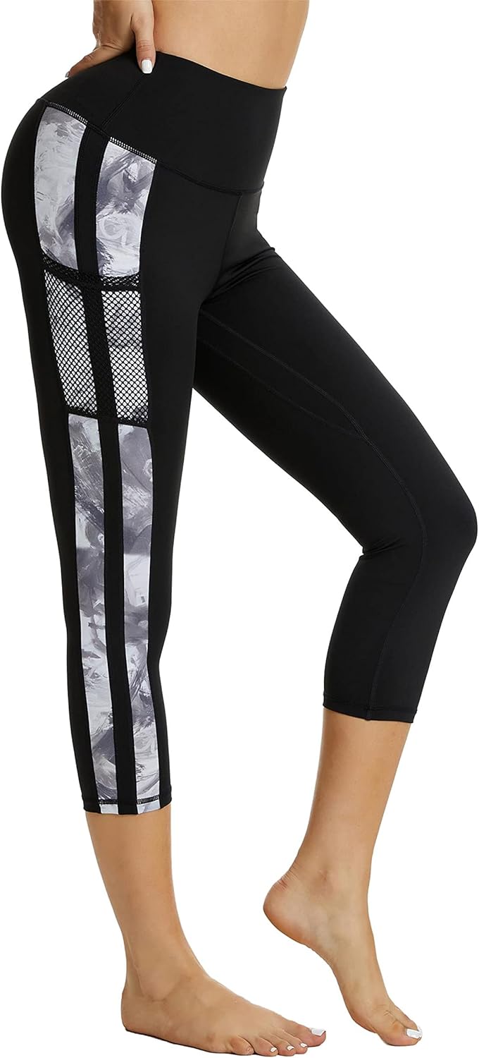 Thumbnail 4 de Flatik Sport Leggings Damen 3/4 – blickdichte Laufhose mit Taschen & flachen Nähten