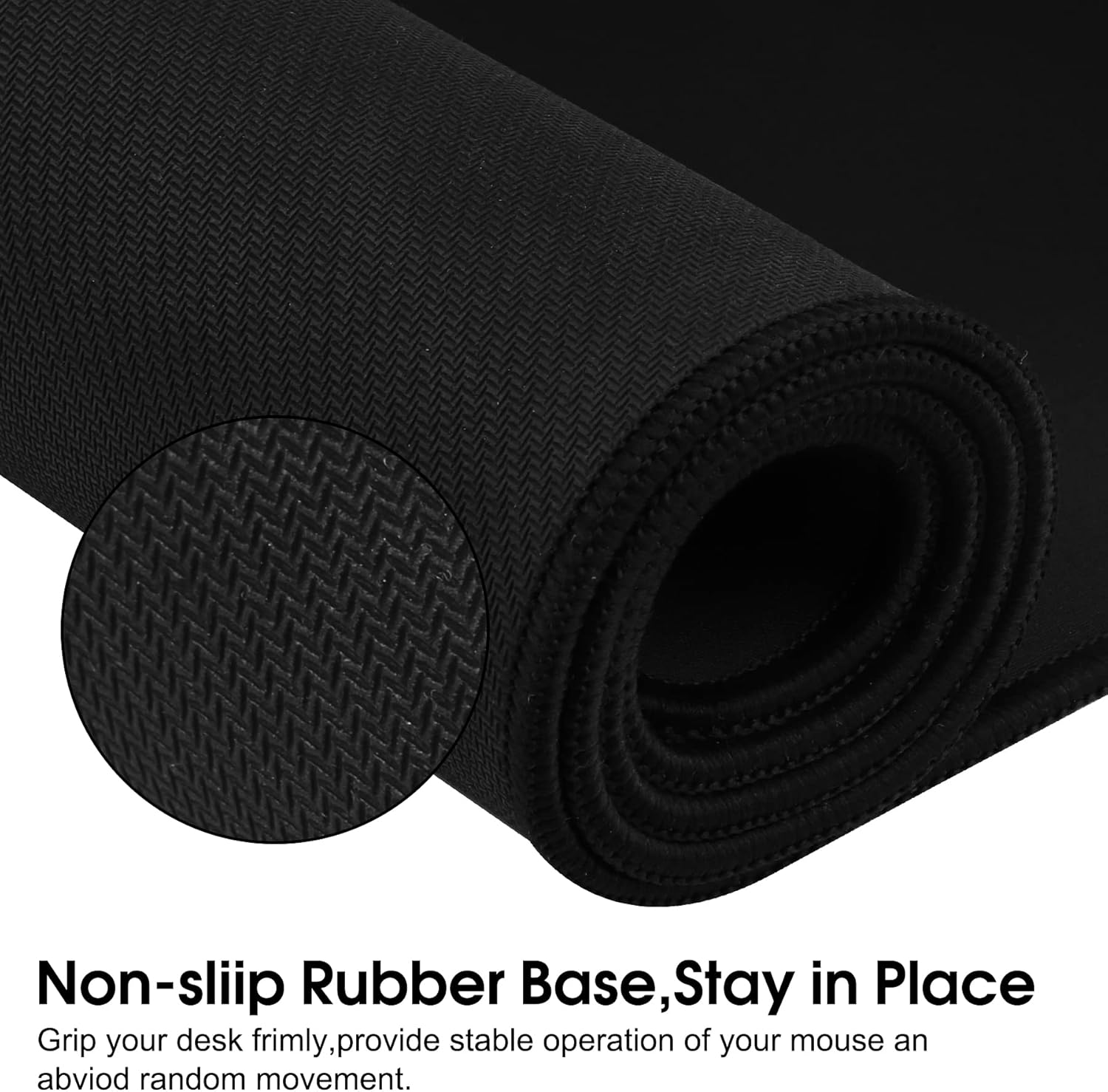 Detalle 2 de HoYiXi Gaming Mouse Pad Extended Large (80 x 40 cm) with Anti-Slip Rubber Base