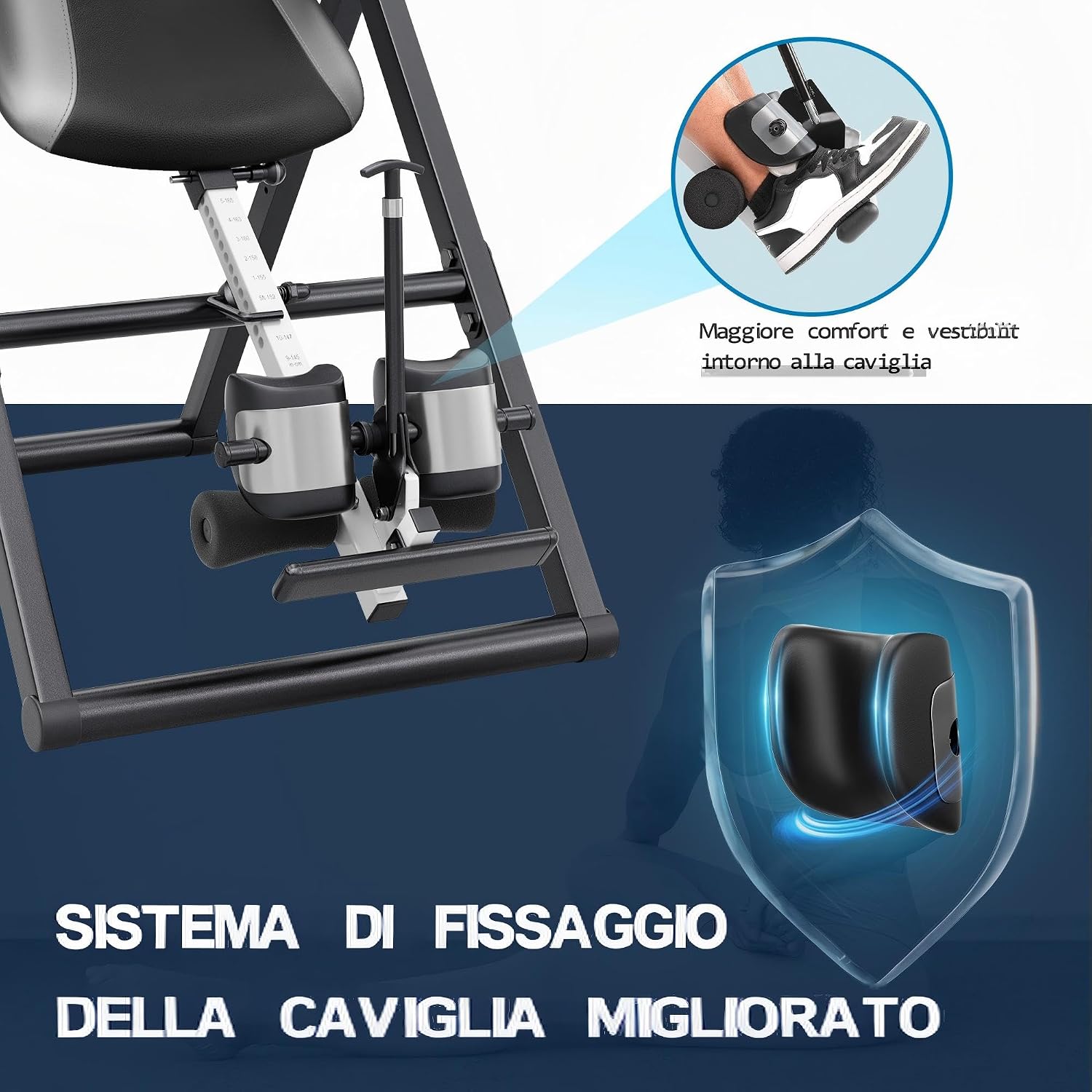 Thumbnail 1 de YOLEO Tavola di inversione Panca a inversione 300 lbs