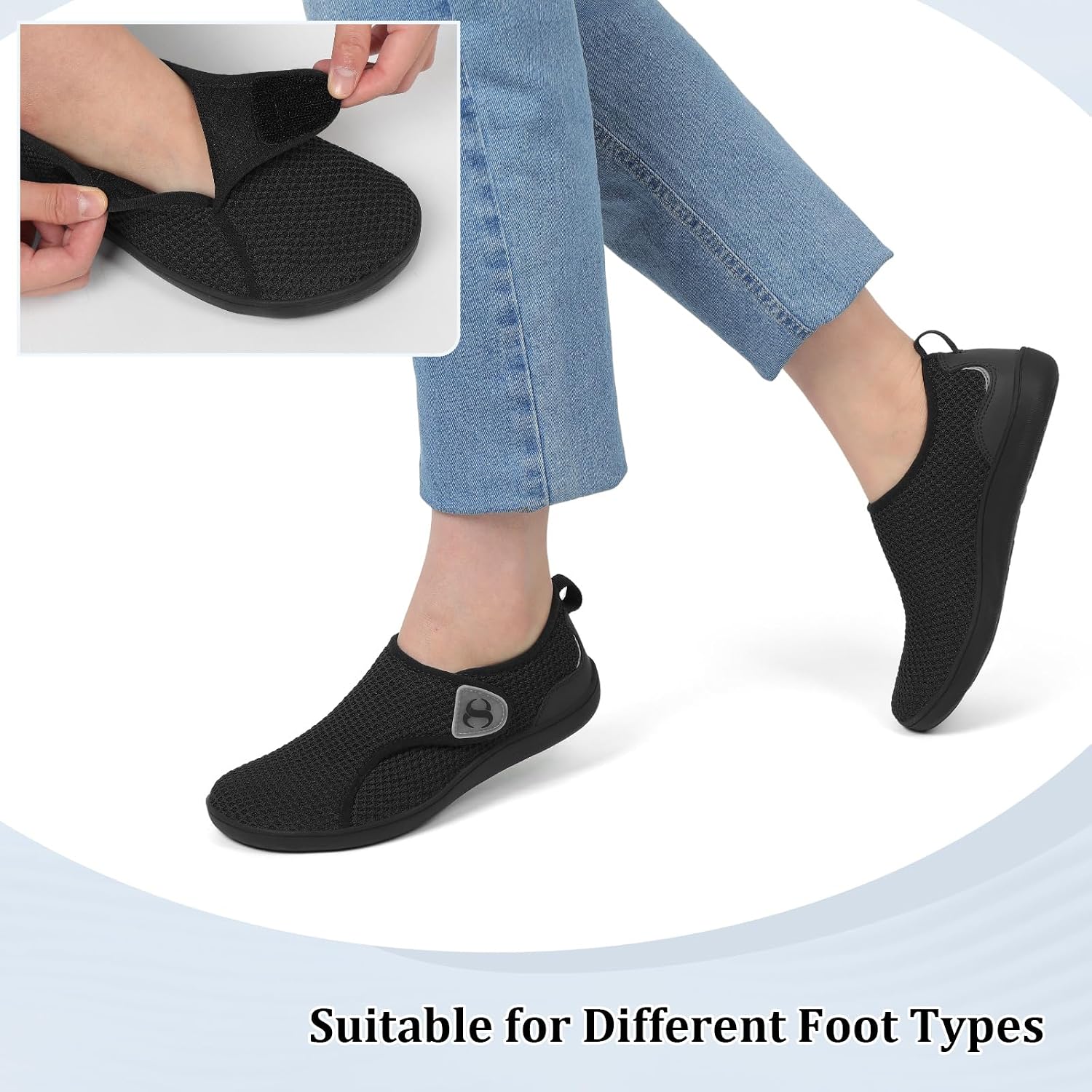 Thumbnail 4 de JOINFREE Women’s Barefoot Walking Shoes Wide Toe Box: Zero-Drop, Non-Slip Comfort Trainers for Swollen Feet