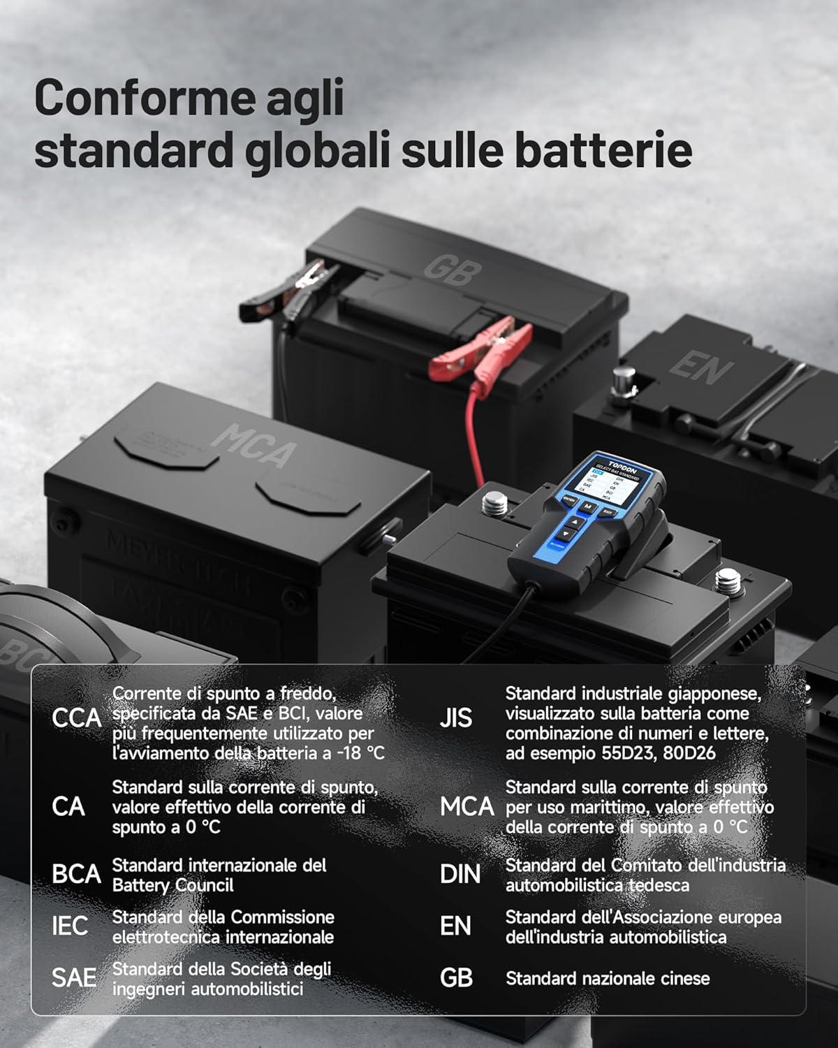 Thumbnail 6 de TOPDON BT200 tester batteria 2,4 pollici