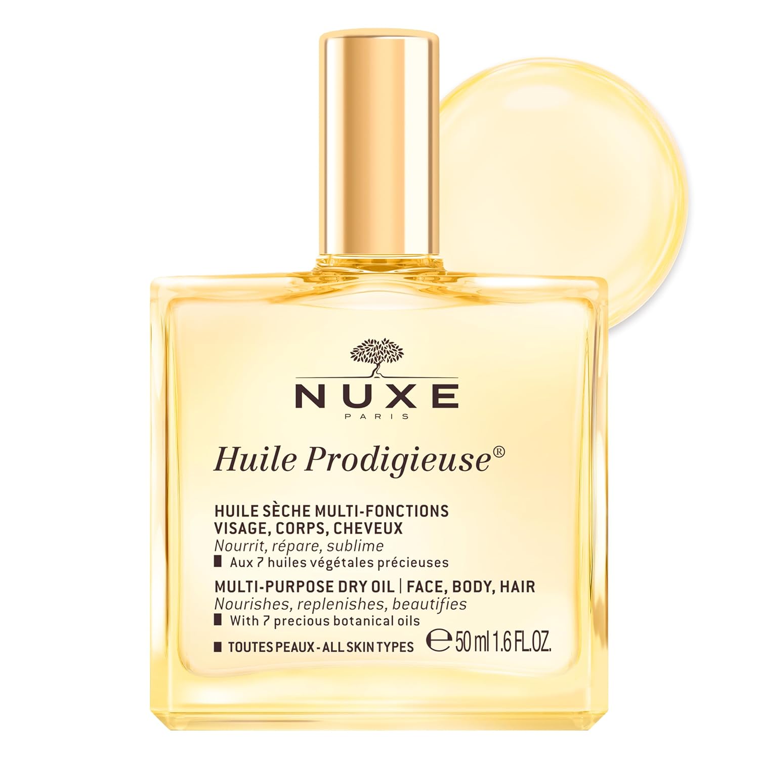 Detalle de NUXE NUXBLW004 Huile Prodigieuse Multi-Purpose Dry Oil for Skin & Hair