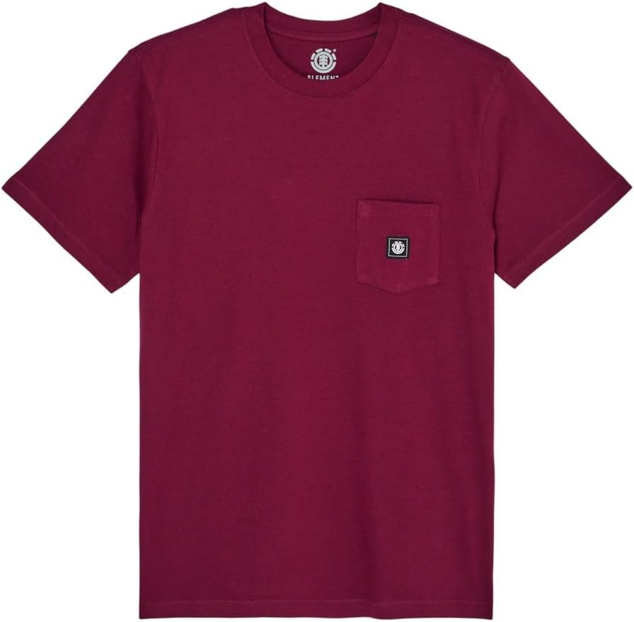 Detalle 2 de Element Icon Label Pocket SS T-Shirt Uomo – Cotone biologico e stile essenziale