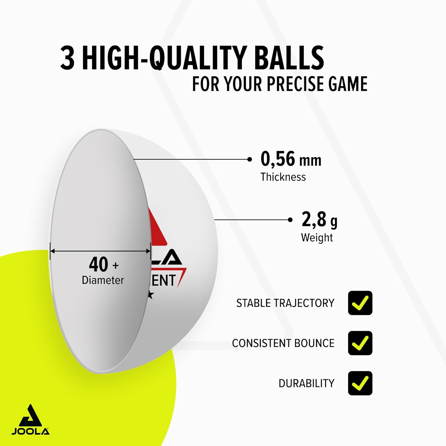 Thumbnail 5 de JOOLA Table Tennis Set DUO – Premium Quality Bats and Ping Pong Balls with Storage Case