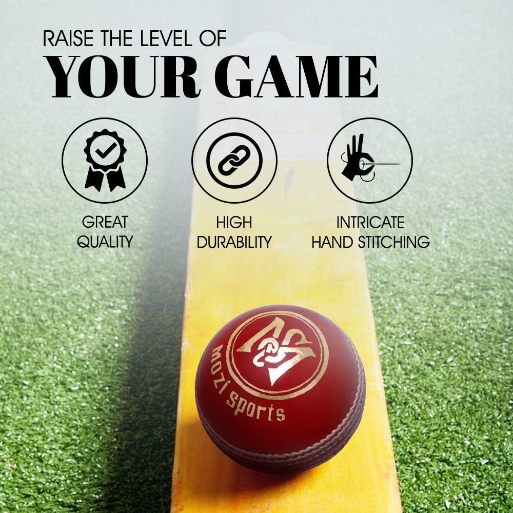 Thumbnail 2 de Mozi Sports Leather Cricket Ball 5.50oz