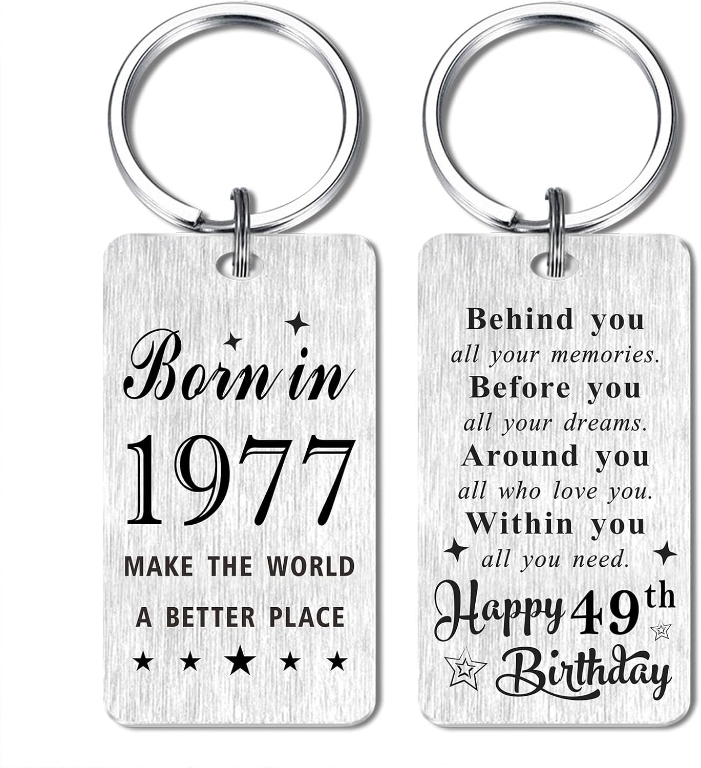 Thumbnail 6 de Gezxin Happy 17th Birthday Keyring (Personalised Steel Keepsake for 2009 Birthday)