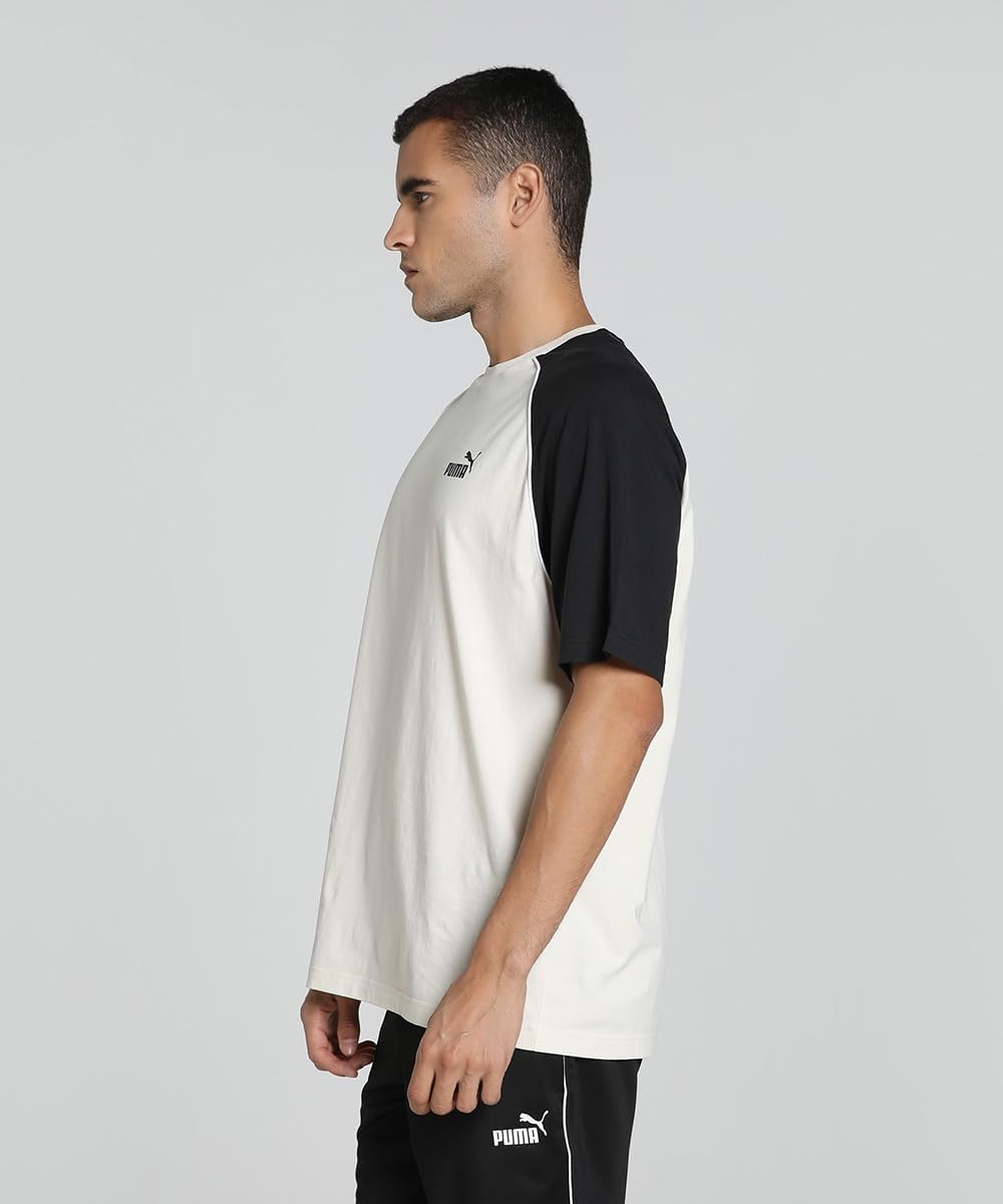 Detalle de PUMA Sport Tee T-Shirts Mixte (Lot de 1) – T-shirt simple et polyvalent