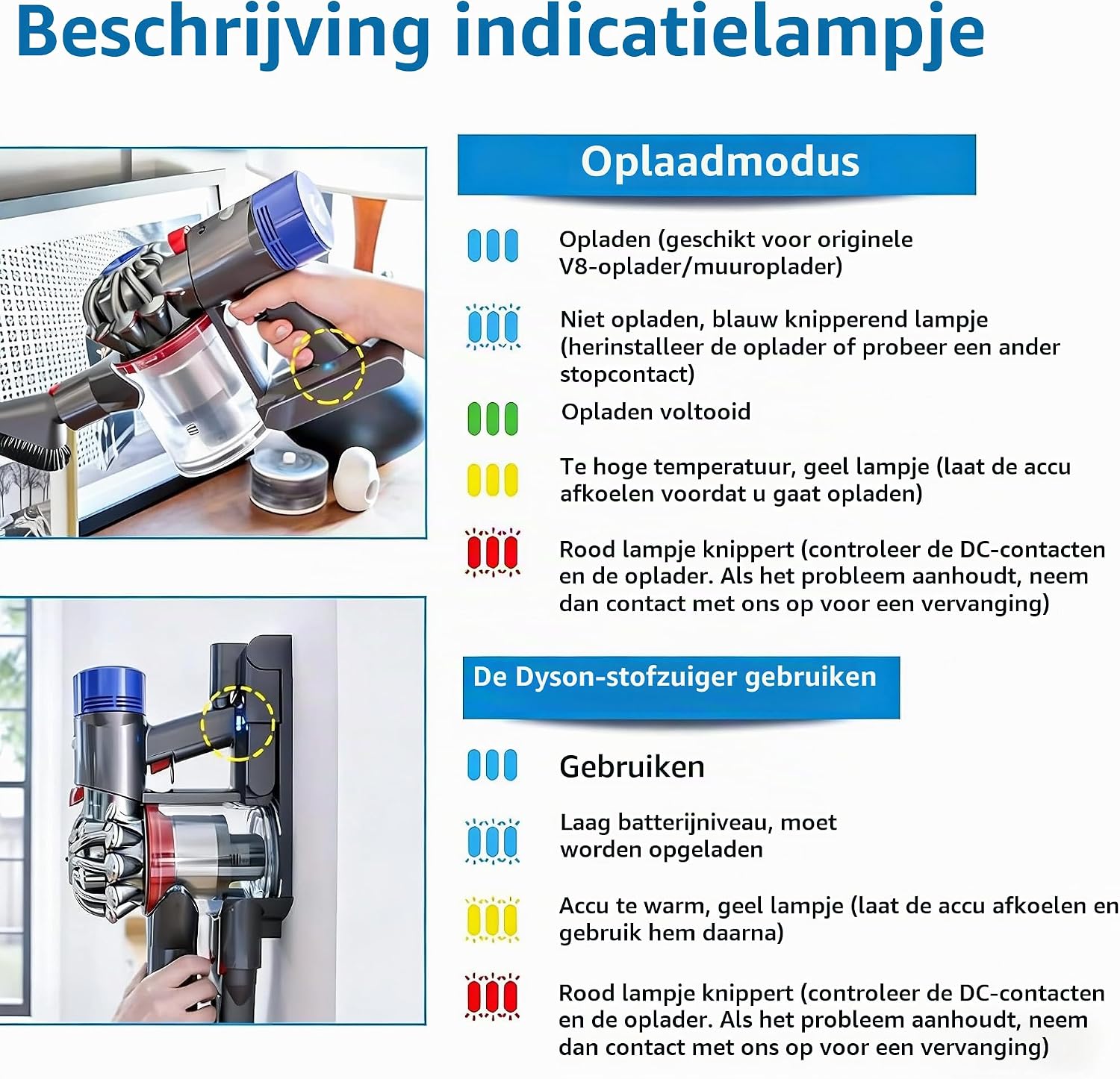 Thumbnail 2 de BATTOOL V8 SV10 vervangende accu voor Dyson V8, Li-ion